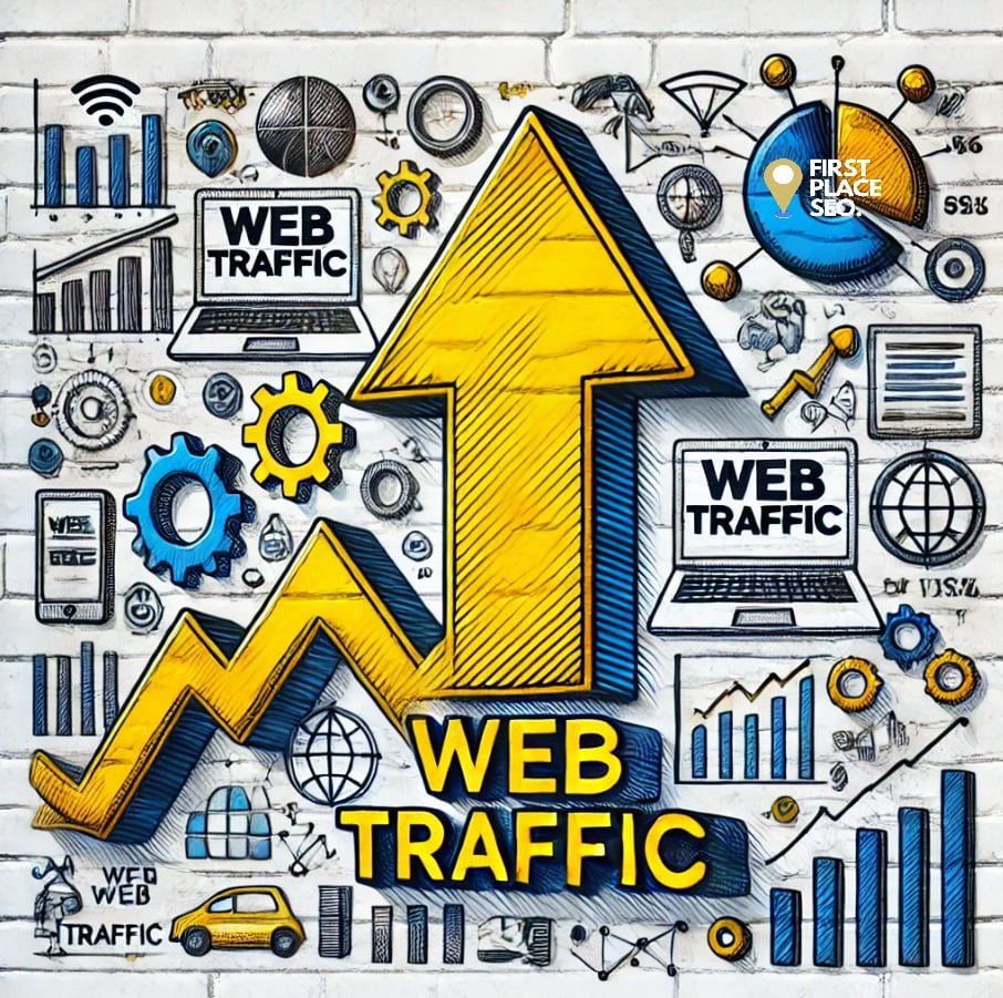 How does SEO increase web traffic - First Place SEO