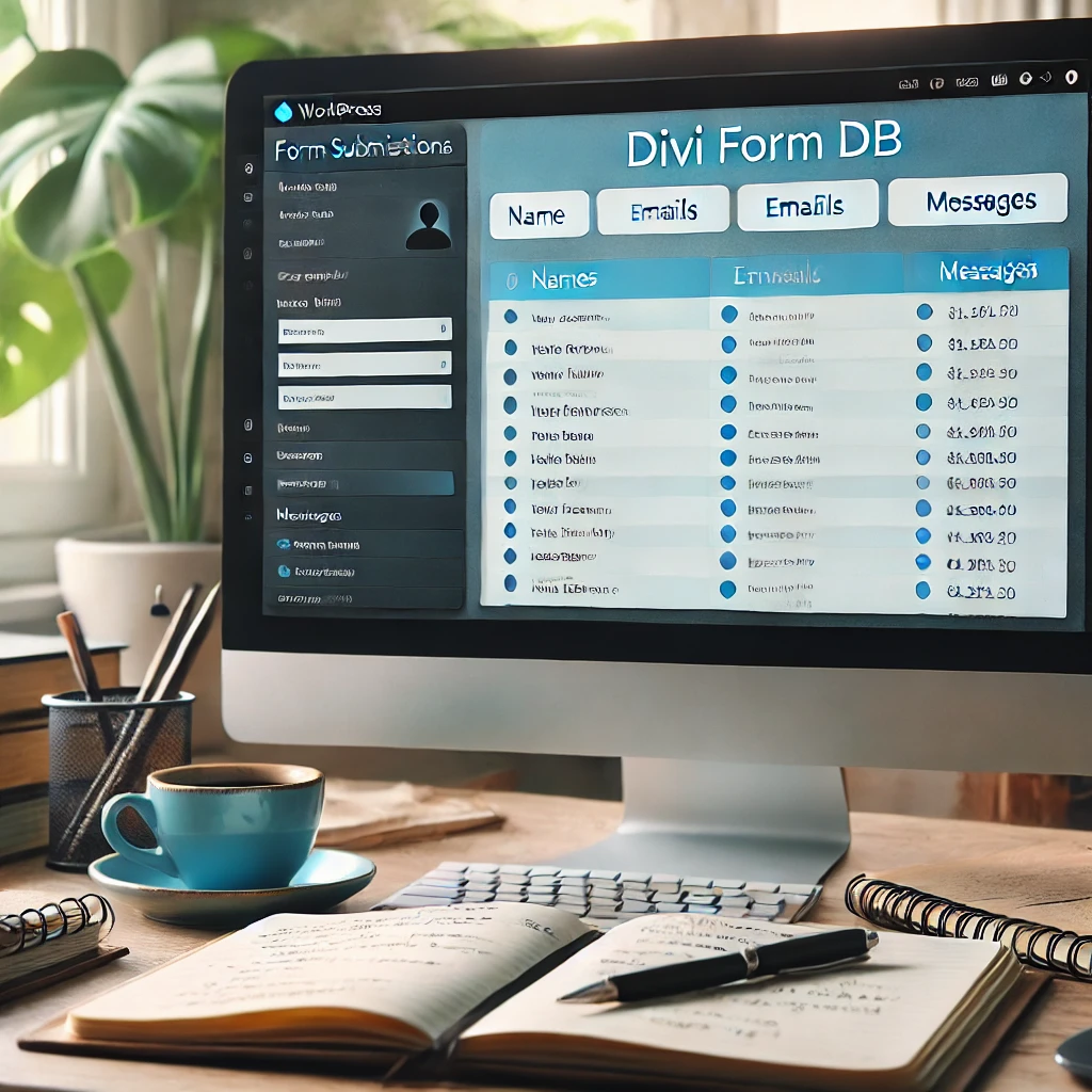 Save Divi contact forms for free