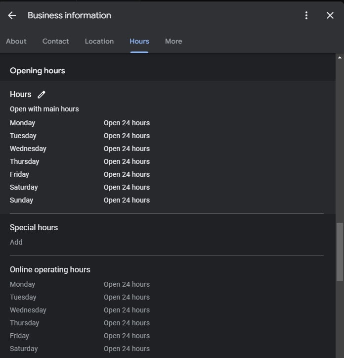 Update Google Business Hours - First Place SEO