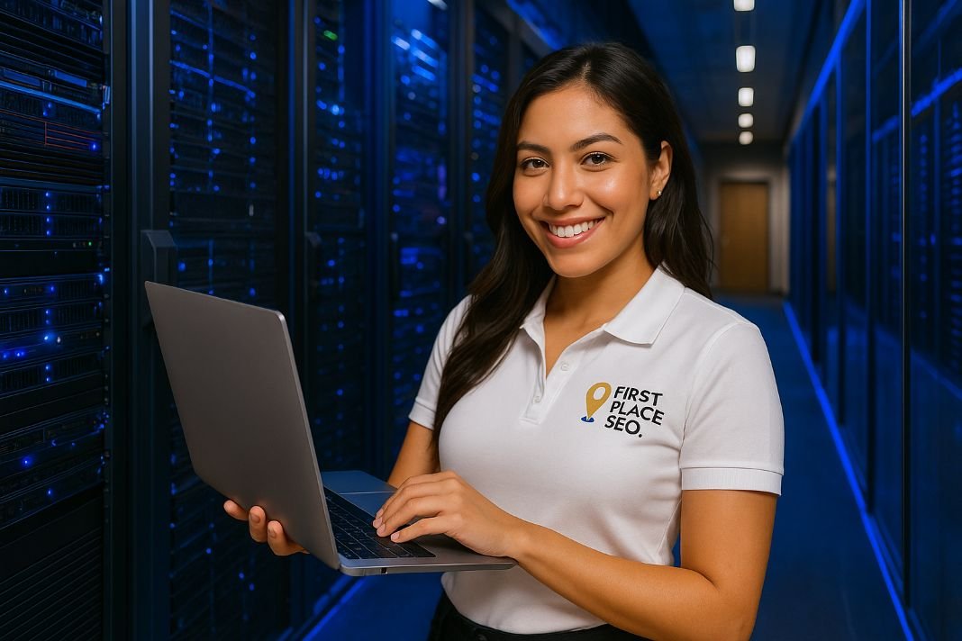 Sustainable web hosting with First Place SEO