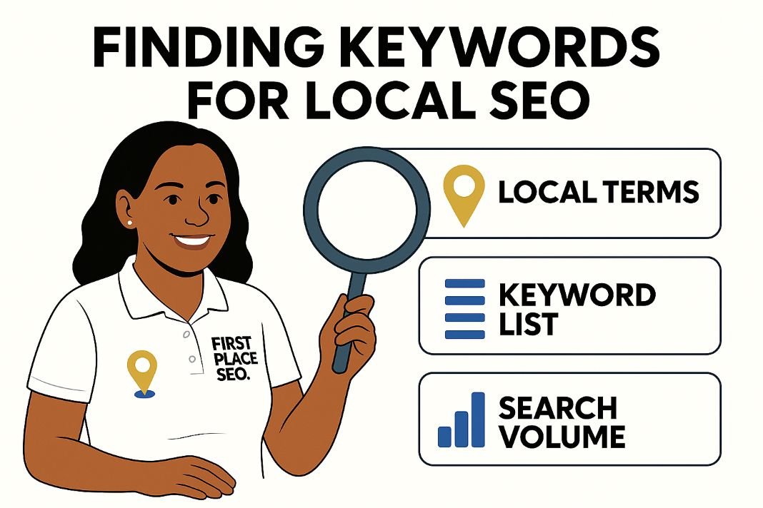 Finding keywords for local seo in the uk - First Place SEO