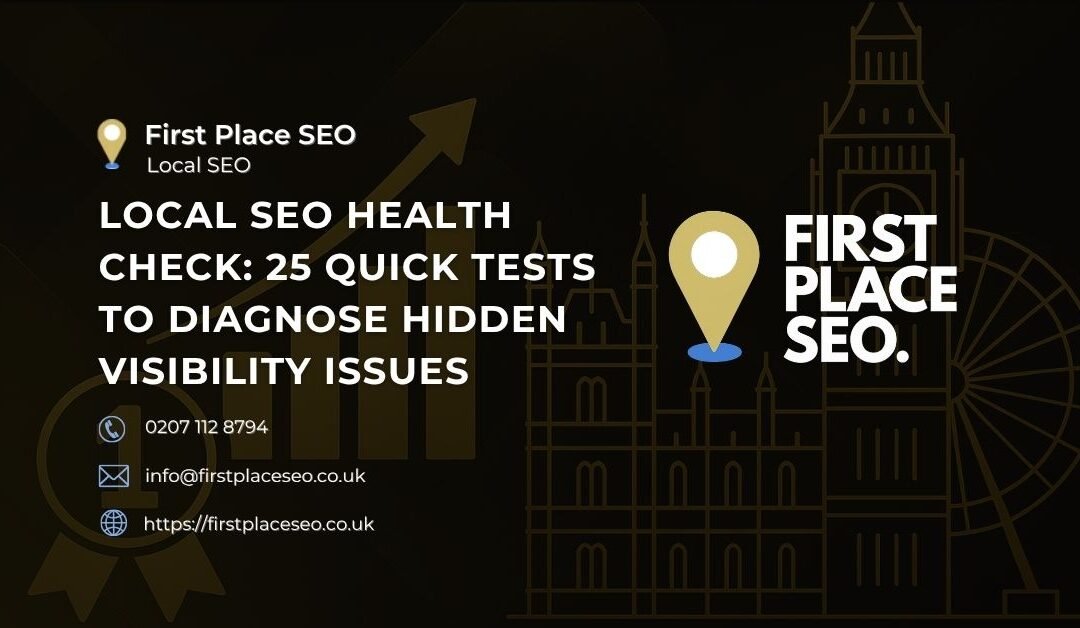 Local SEO Health Check: 25 Quick Tests to Diagnose Hidden Visibility Issues