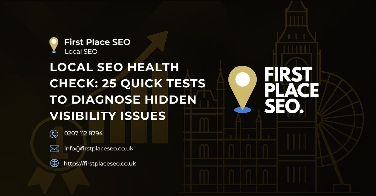 Local SEO Health Check - First Place SEO