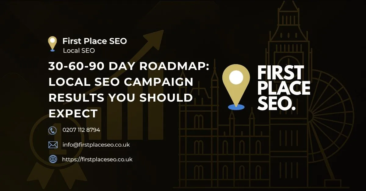30-60-90 Day Roadmap Local SEO Campaign Results You Should Expect - First Place SEO