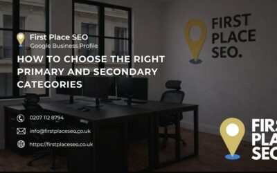 How to Choose the Right Primary and Secondary Categories