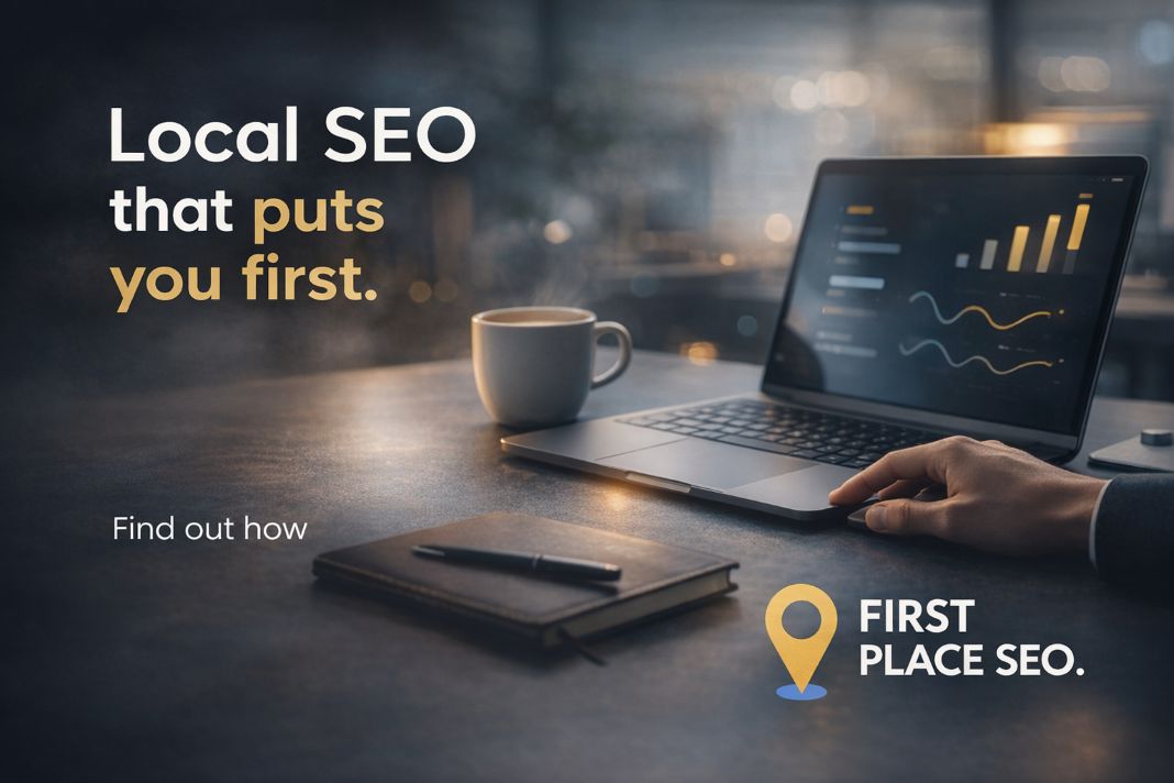 Local seo that puts you first advert - First Place SEO Local seo that puts you first advert - First Place SEO
