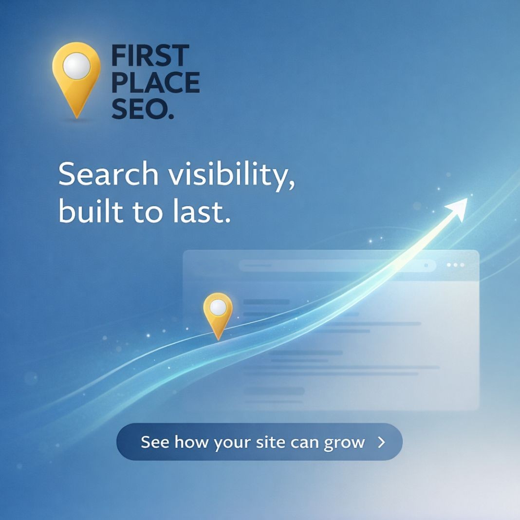 SEO Built To Last Advert - First Place SEO