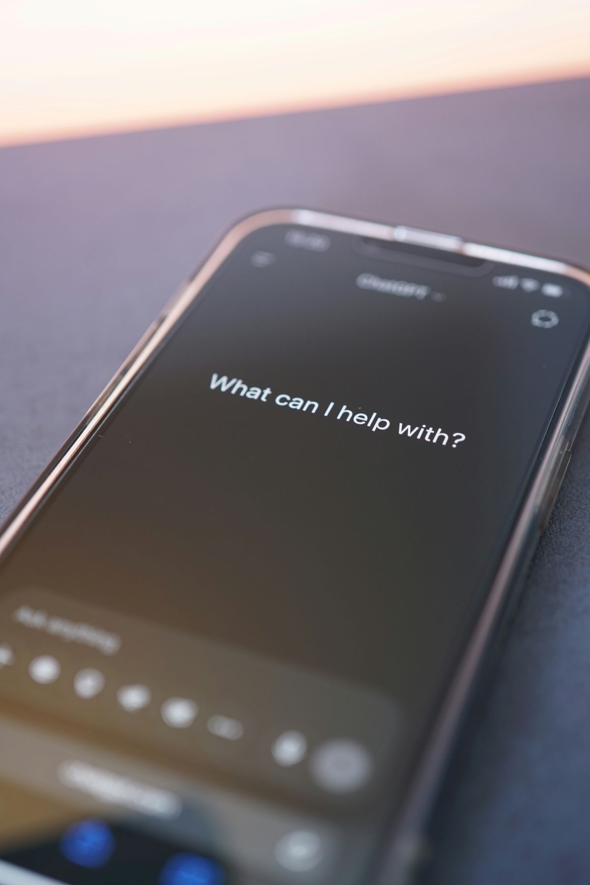 AI SEO search on mobile phone