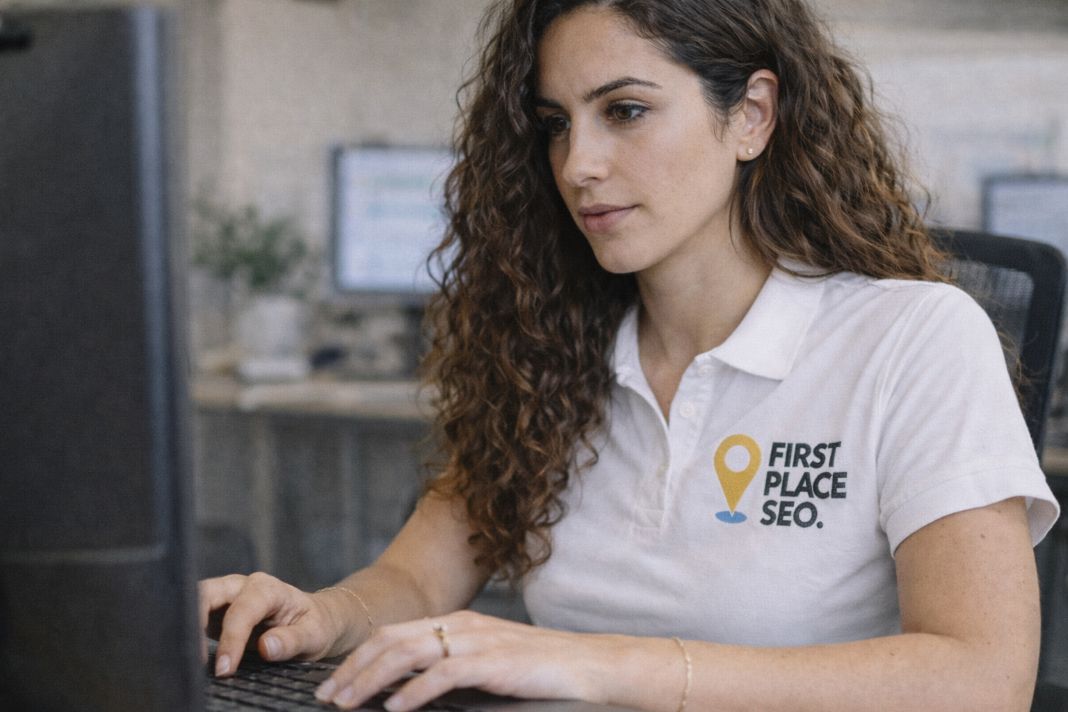 An illustrative image of a seo working on a computer