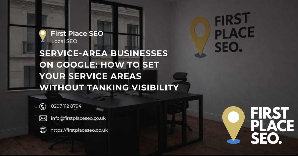 Service-Area Businesses on Google How to Set Your Service Areas Without Tanking Visibility - First Place SEO