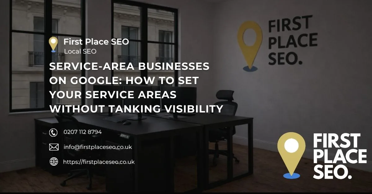 Service-Area Businesses on Google How to Set Your Service Areas Without Tanking Visibility - First Place SEO