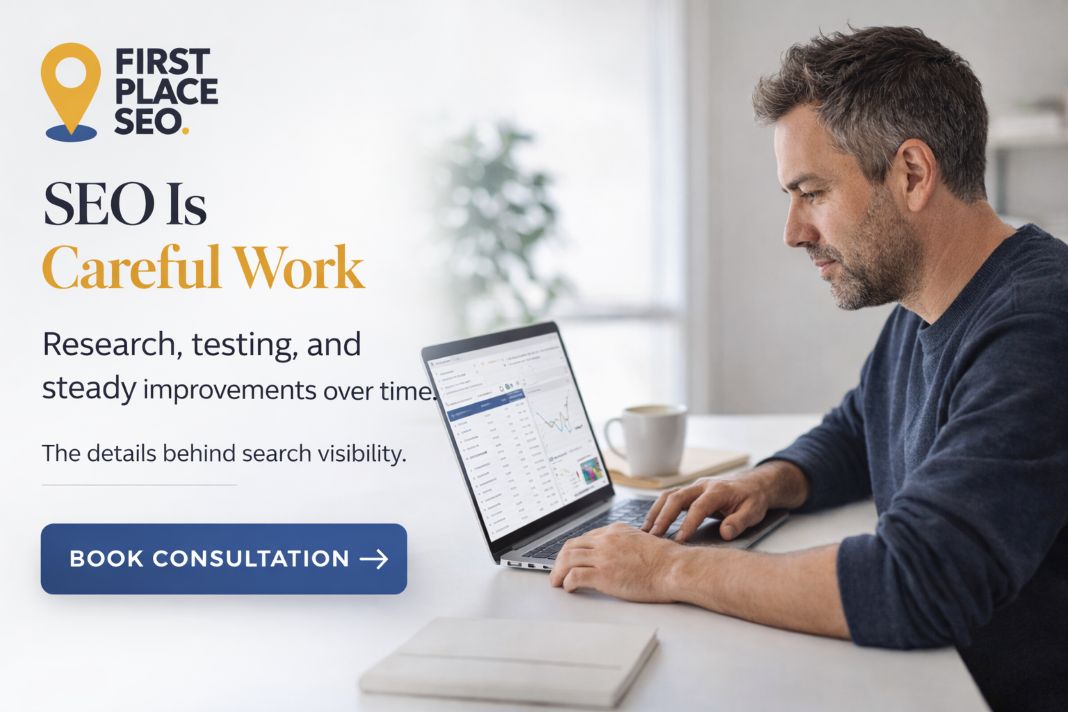 SEO Is careful at work - First Place SEO
