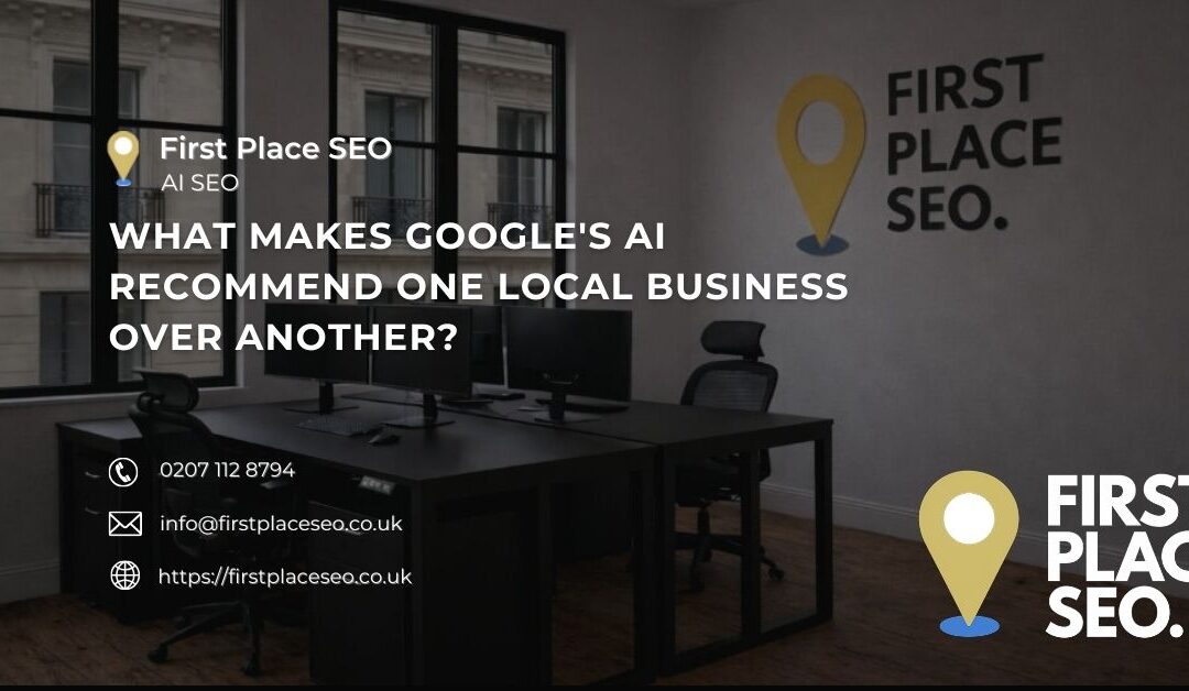 What makes Google’s AI recommend one local business over another?
