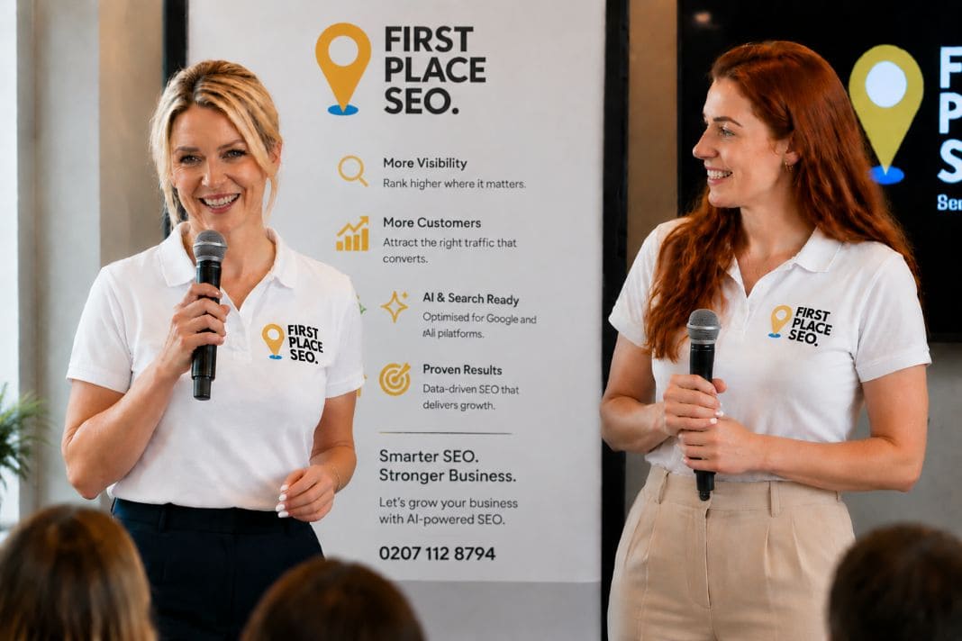 First Place SEO specialist working with a client on their SEO strategy