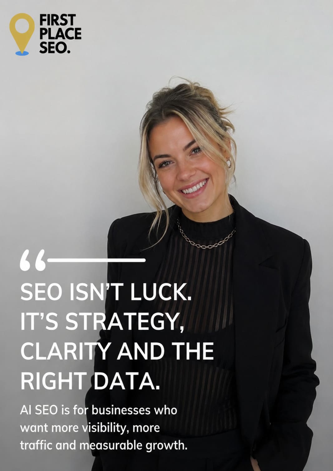SEO expert explaining strategy, campaign clarity and accurate business data.